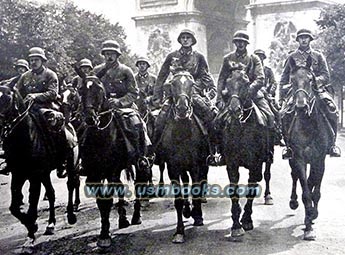 Wehrmacht victory, Nazis on the Champs Elysees Paris